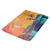 Tapis De Bain Peinture Artistique Design moderne (Angle)