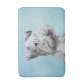 Tapis De Bain Peinture Cesky Terrier - Cute Original Chien Art (Devant (Vertical))