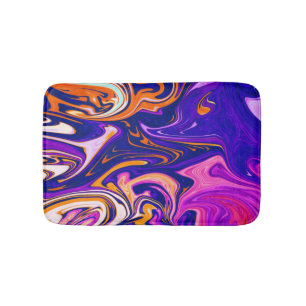 Tapis De Bain Peinture colorée Meilleur art, abstrait moderne
