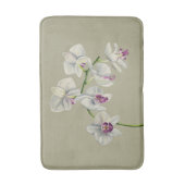 Tapis De Bain Peinture d'aquarelle d'orchidée (Devant (Vertical))