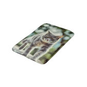 Tapis De Bain Peinture de chat (Angle)