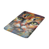 Tapis De Bain Peinture de chats (Angle)