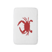 Tapis De Bain Peinture de crabe rouge Plage Peinture d'oiseaux c (Devant (Vertical))