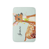 Tapis De Bain Peinture de déversement Fawn Deer Children (Devant (Vertical))