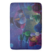 Tapis De Bain Peinture de lecture en hiver (devant Vertical)