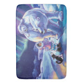 Tapis De Bain Peinture de pots polaires (devant Vertical)