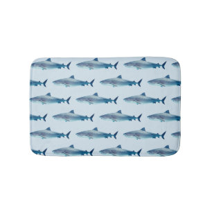 Tapis De Bain Peinture de requin Océan Motif