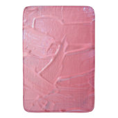 Tapis De Bain Peinture humide goutte à goutte texture rose (devant Vertical)