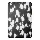 Tapis De Bain Peinture noire et blanche (devant Vertical)