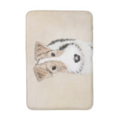 Tapis De Bain Peinture Terrier de Renard de fil - Cute Original  (Devant (Vertical))