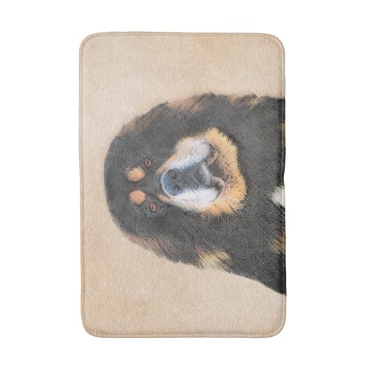 Tapis De Bain Peinture Tibétaine Mastiff - Joli art original chi (Devant (Vertical))