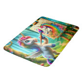 Tapis De Bain Peinture Unicorne (Angle)