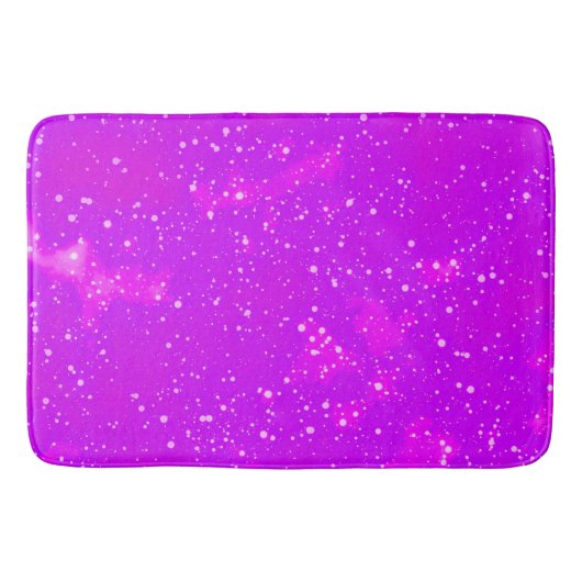 Tapis De Bain Peintures à l'aquarelle violette (Devant)