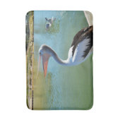 Tapis De Bain Pelican Quand Ton Heureux Chante Une Chanson, (Devant (Vertical))