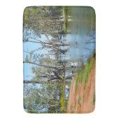 Tapis De Bain Pelicans Sunbaking River Murray Australie, (devant Vertical)