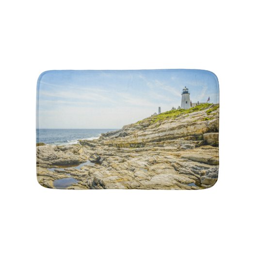 Tapis De Bain Pemaquid point Lighthouse Maine (Devant)