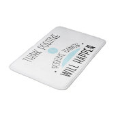 Tapis De Bain Pensez que les choses positives et positives se (Angle)