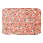 Tapis De Bain Pépites blanches Mat de bain en rouge (Devant)