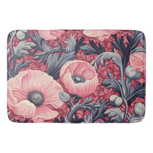 Tapis De Bain Pépites roses vintages florales
