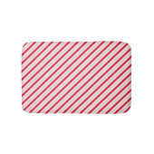 Tapis De Bain Peppermins Motif Mat-Bain rouge et blanc (Devant)