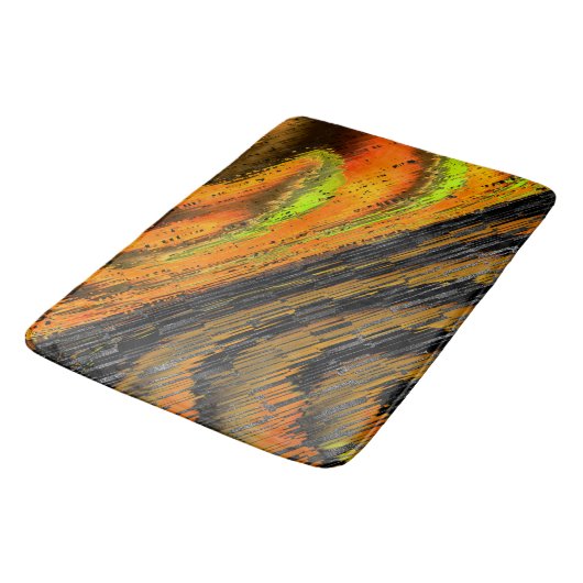 Tapis De Bain Pequeno mosaico amarelado transversal e deformado (Angle)