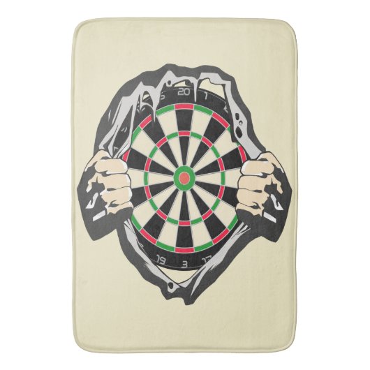 Tapis De Bain Percée vers le Bullseye - Ultimate Dartboard (devant Vertical)
