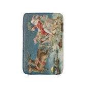 Tapis De Bain Père Noël Antique Sleigh Reindeer (Devant (Vertical))