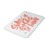 Tapis De Bain Père Noël arrive à Town Holiday Design (Angle)