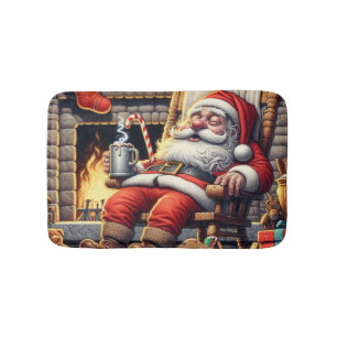 Tapis De Bain Père Noël dort Noël