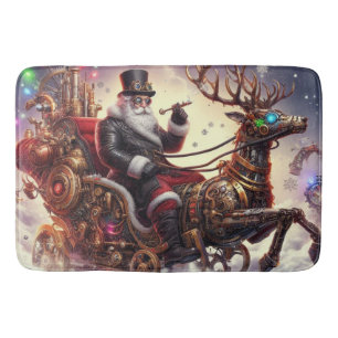 Tapis De Bain Père Noël/Reindeer steampunk Noël/hiver