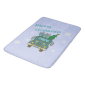 Tapis De Bain Père Noël vue de devant Joyeux Noël (Angle)