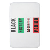 Tapis De Bain Période du mois de l'histoire des Noirs (devant Vertical)