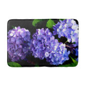 Tapis De Bain Périwinkel hydrangeas violet bleu fleur floral (Devant)