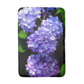 Tapis De Bain Périwinkel hydrangeas violet bleu fleur floral (Devant (Vertical))