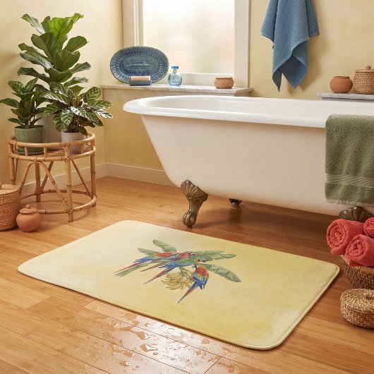 Tapis De Bain Perroquet