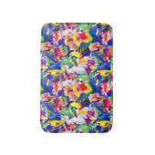 Tapis De Bain Perroquets d'aquarelle (Devant (Vertical))