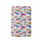 Tapis De Bain Perroquets de style d'aquarelle (Devant (Vertical))