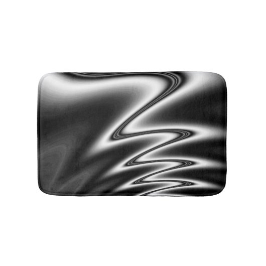 Tapis De Bain Perruque noire et blanche Wiggle (Devant)