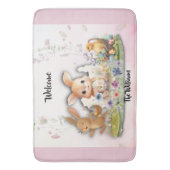 Tapis De Bain Personalized Easter Bunny Bath Mat (devant Vertical)