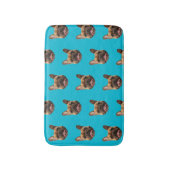 Tapis De Bain Personalized Face Dog Bathroom Decor Custom Cat (Devant (Vertical))