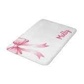Tapis De Bain  Personalized pet placemat with bow and name (Angle)