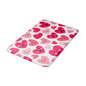Tapis De Bain Personalized Red Heart Happy Valentine’s Day Lover (Angle)