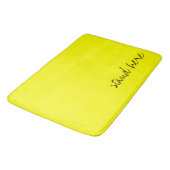 Tapis De Bain Personnalisé Jaune clair (Angle)