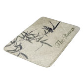 Tapis de bain personnalisé par bambou oriental (Angle)