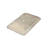 Tapis de bain personnalisé par or des vacances | (Angle)