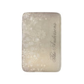 Tapis de bain personnalisé par or des vacances | (Devant (Vertical))