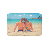 Tapis De Bain Personnalisé votre maillot de bain photo avec text (Devant)
