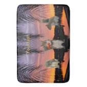 Tapis De Bain Personnaliser les écureuils mignons au coucher du  (devant Vertical)