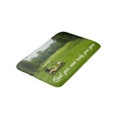 Tapis De Bain Personnalisez Quiet Your Mind Golf Design (Angle)