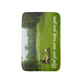 Tapis De Bain Personnalisez Quiet Your Mind Golf Design (Devant (Vertical))